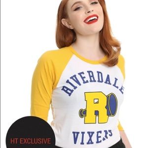 Riverdale Vixens Raglan Cheer Tee
